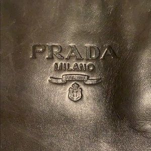 Beautiful vintage leather Prada bag